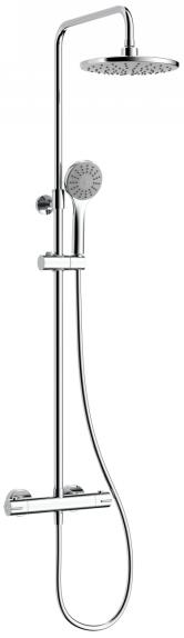 Cool Touch Anti-scalding Thermostatic shower systems-Round